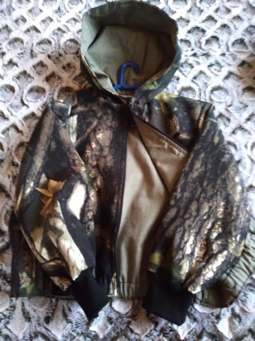 Camo  Jacket with Zip Front Opening.- Fully Lined (3 years)