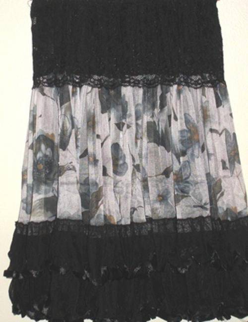 Latest Sexy Black Mini Frill Skirt (Size X Large)