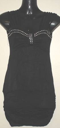 Petite Black Summer Dress/Top (Size S)