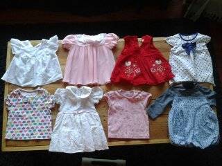 Selection Girls Clothes 0-6months, Great Condition