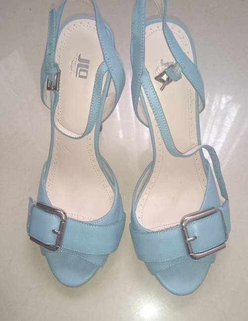 JLO BY JENNIFER LOPEZ OPEN TOE STILETTO WITH BUCKLE