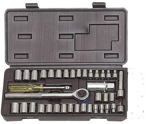 40 Piece Socket Set - 1/4" & 3/8" Drive up to 16mm Sockets