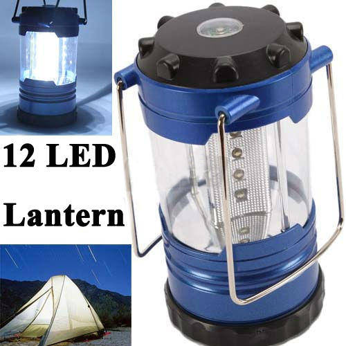 12 LED Bivouac Lantern Light Lamp for Camping and Fishing