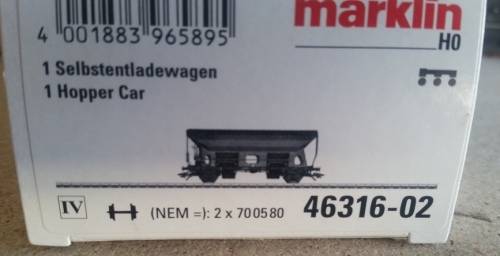 Marklin coal wagon