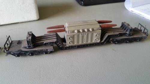 Marklin loco and transformer car