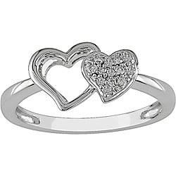 9k Solid White Gold Sapphire Ring