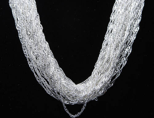 Sterling Silver Ripple Chain