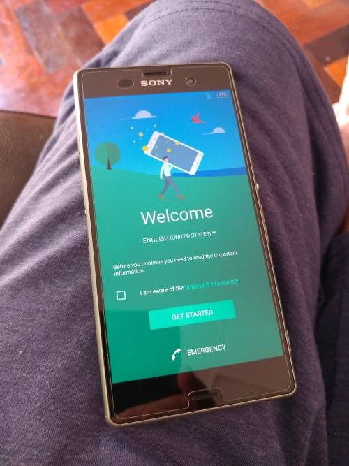 SONY XPERIA Z3 - D6603 16GB Silver Green