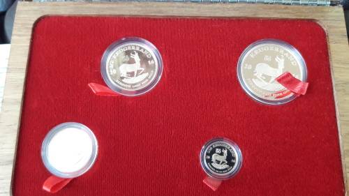 KRUGERRAND Set, 90th B/day of Queen ELIZABETH II, Limited edition ONLY 150 sets worldwide.