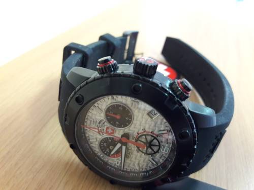 Retail: R16,900 CX Swiss Military Rallye Dakar Racing Chronograph Watch SWISS MADE.