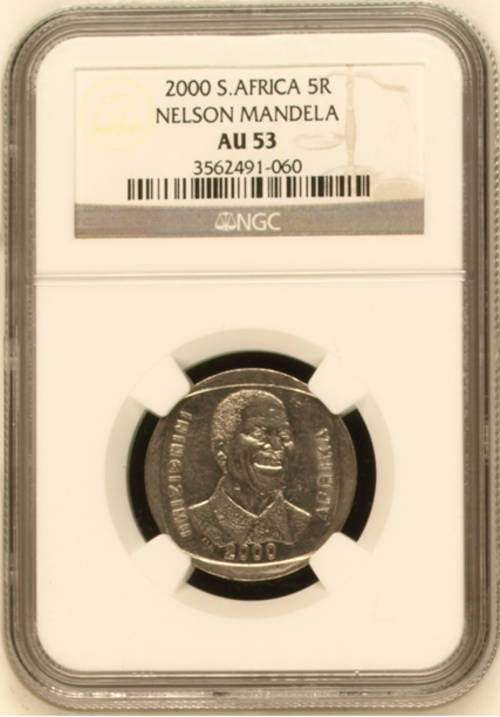 Mandela 2000 AU53 R5 NGC Graded (Low population) Build your complete set.