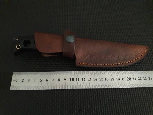 Handmade DAMASCUS Steel Hunting Knife,  MICARTA handle scales. NEW DESIGN !!!!!