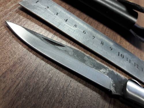HANDMADE Black Ops, 1095 HIGH Carbon High quality steel folding knife with WOODEN handle scales.