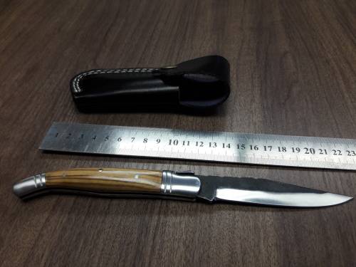 HANDMADE Black Ops, 1095 HIGH Carbon High quality steel folding knife with WOODEN handle scales.