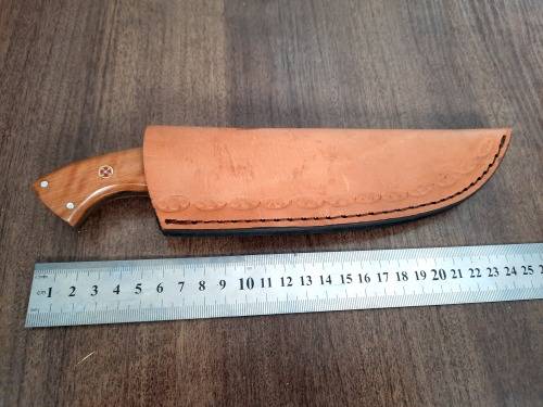 Handmade Damascus steel HUNTING Knife with Wooden handle scales, Perfect Gift for him.