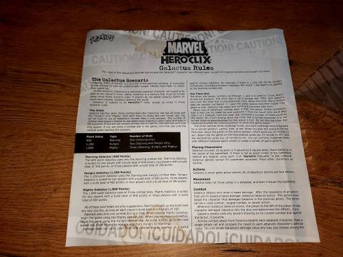 Marvel Heroclix GALACTUS, very good condition, see all pictures, boxed. Crazy R1 start auction.