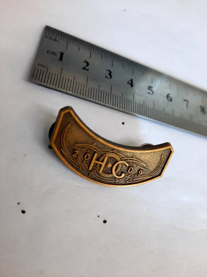 Harley Davidson Jacket pin. HOG 2009, Combine all your auctions and pay only one shipping fee.