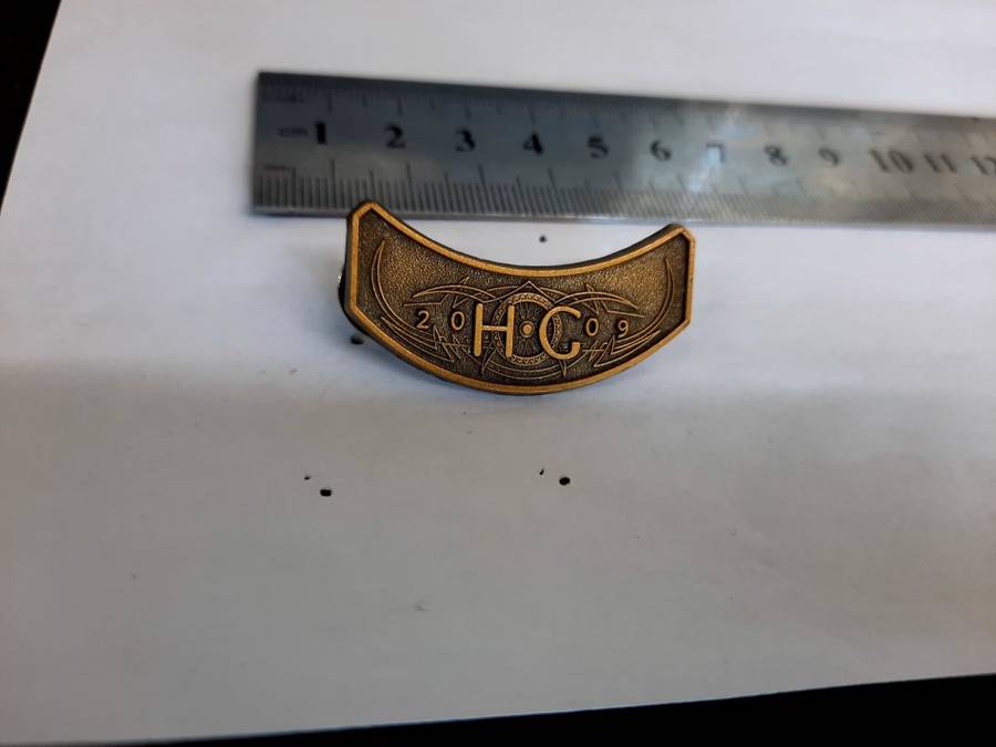 Harley Davidson Jacket pin. HOG 2009, Combine all your auctions and pay only one shipping fee.