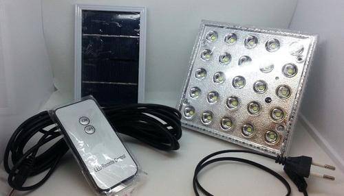 25 LED Remote control solar hanging light + solar panel**Power outages not a problem**