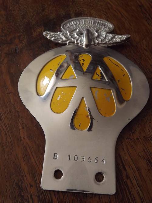 AA Motor Badge