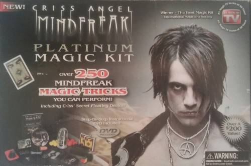 Chris Angel Mindfreak Platinum Magic Kit. Plus extra contents not shown.