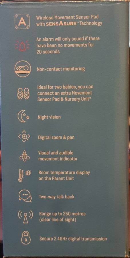Angelcare Baby Movement Monitor with Video