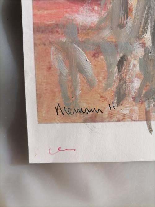 Hennie Niemann SNR Oil on Paper Signed in Ink.