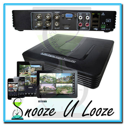 4 Ch HDMI CCTV DVR (Cellphone, Internet viewing, Email alert, Motion Detection) **6 Month Warranty**