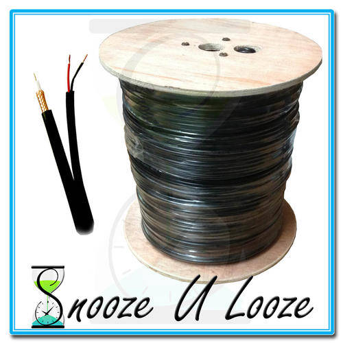 200 Meters Shotgun Cable (RG59 & Power cable) for CCTV camera's