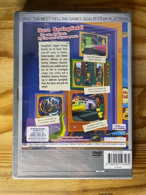 The Simpsons: Hit & Run(Factory Sealed)(PS2)