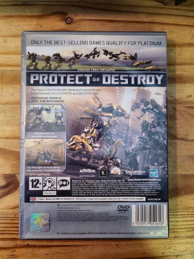 Transformers: The Game(PS2)
