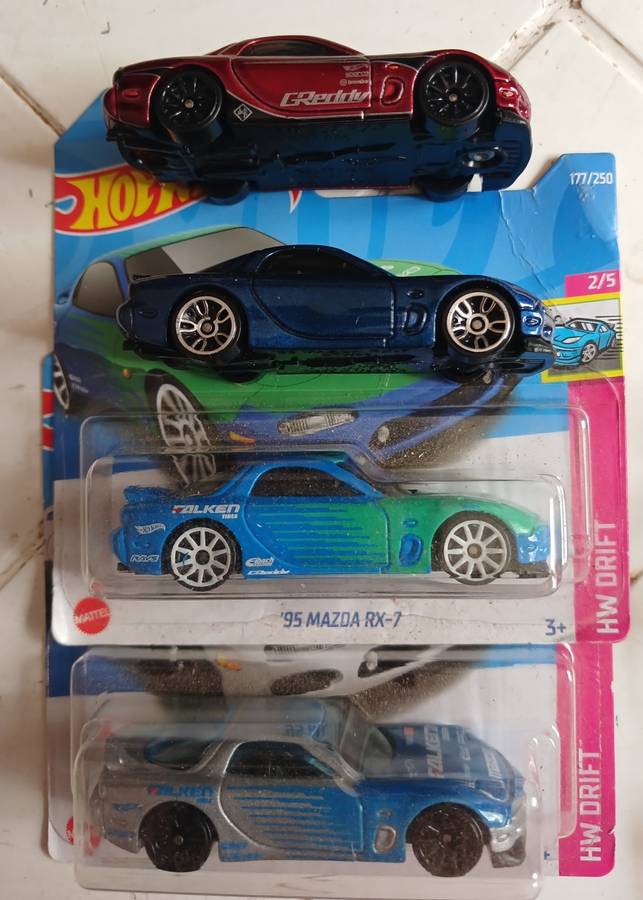 Hot wheels mazda rx7 mix