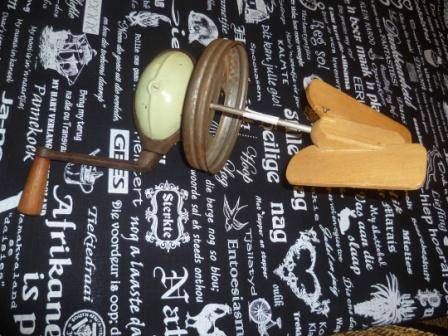 Old butter churn without glass jar