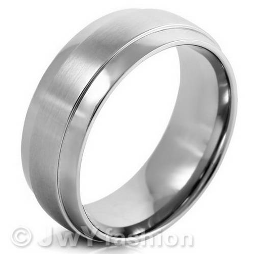 SIZE 11 STAINLESS STEEL WEDDING BAND 9MM WIDE 3 MM THICK