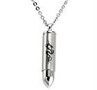 ANOTHER UNIQUE ROXSHELL SPECIAL  STAINLESS STEEL BULLET PENDANT