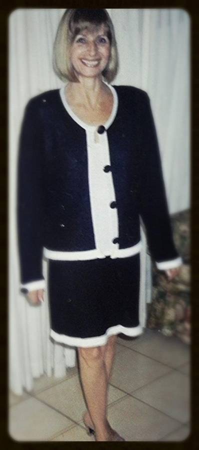 KNITTED CHANEL SUITE 3 PIECE STYLISH AND ELEGANT - MADE TO ORDER - YOU CHOOSE COLOUR AND SIZE