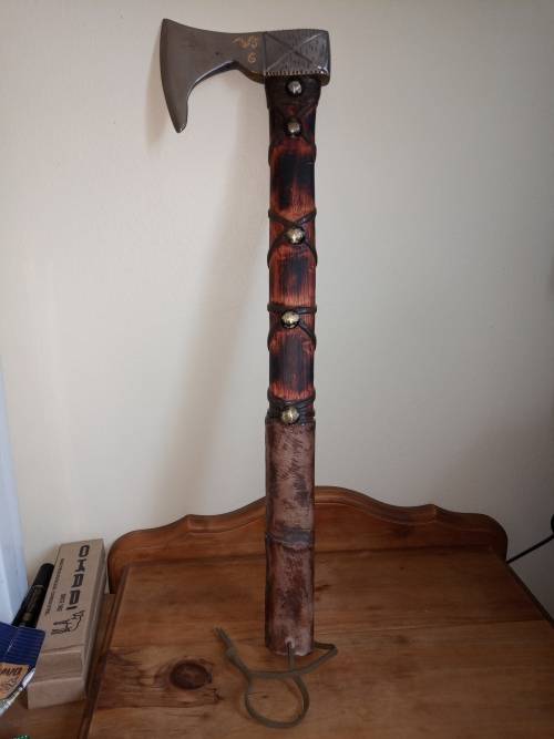 VIKING AXE LENGTH 50 CM HANDMADE