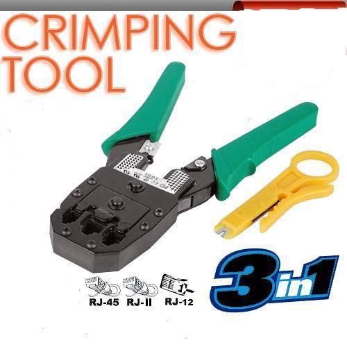 RJ45 RJ11 Crimping Tool Crimper Cable Cutter Strippers