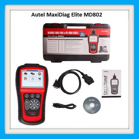 Autel MaxiDiag MD802 Elite OBDII Diagnostic Tool