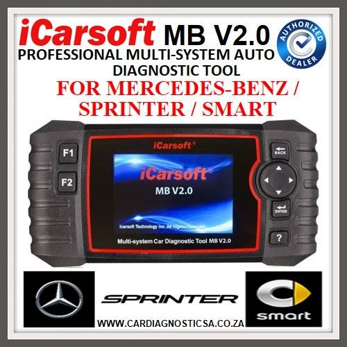 iCarsoft MB V2.0 Professional Diagnostic Tool For Mercedes-Benz / Sprinter / Smart