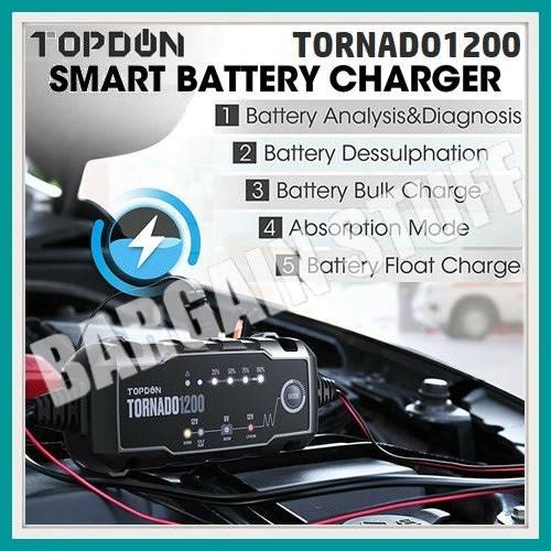 Topdon Tornado 1200 smart battery charger