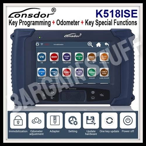 Lonsdor K518ISE Key Programmer / Odometer Adjustment Supports VW 4th 5th immobilization / BMW FEM
