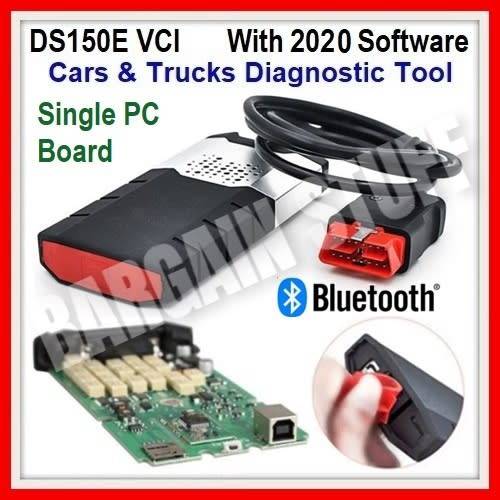 Delphi DS150E Bluetooth Diagnostic Tool Single PC Board V2020.23