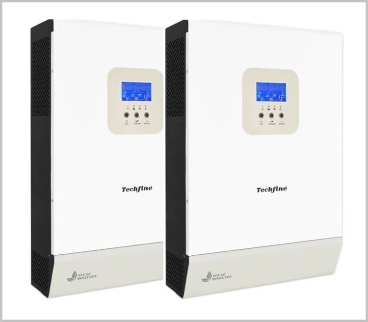 Hybrid Inverter 5500w Techfine GA5048MHB MPPT Pure Sine Wave Parallel Built-in 80A Charge Controller