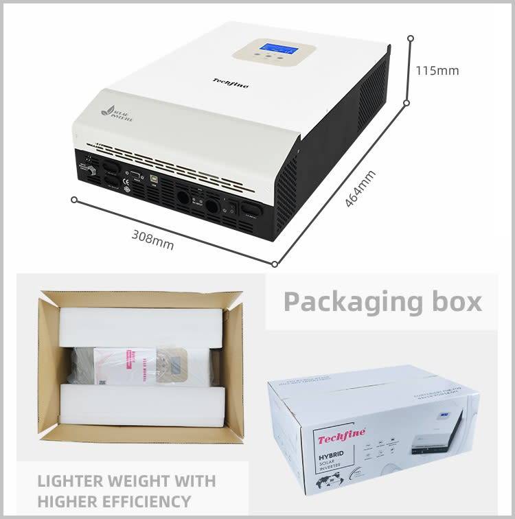 Hybrid Inverter 5500w Techfine GA5048MHB MPPT Pure Sine Wave Parallel Built-in 80A Charge Controller