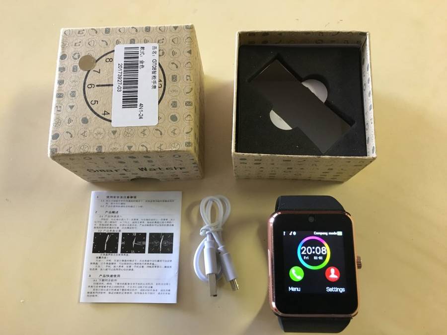 GT08 Bluetooth Smart Wrist Watch GSM Phone for Android Phone
