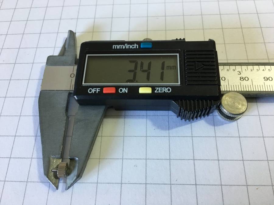 Omega watch crown - stainless steel - 6.0mm