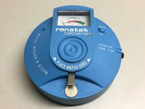 RENATA - watch and battery tester
