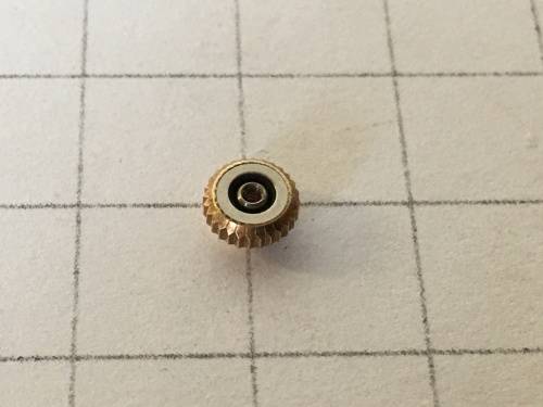 5.5mm Omega gold plated crown