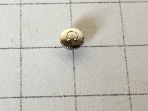 4.6mm Omega stainless steel crown